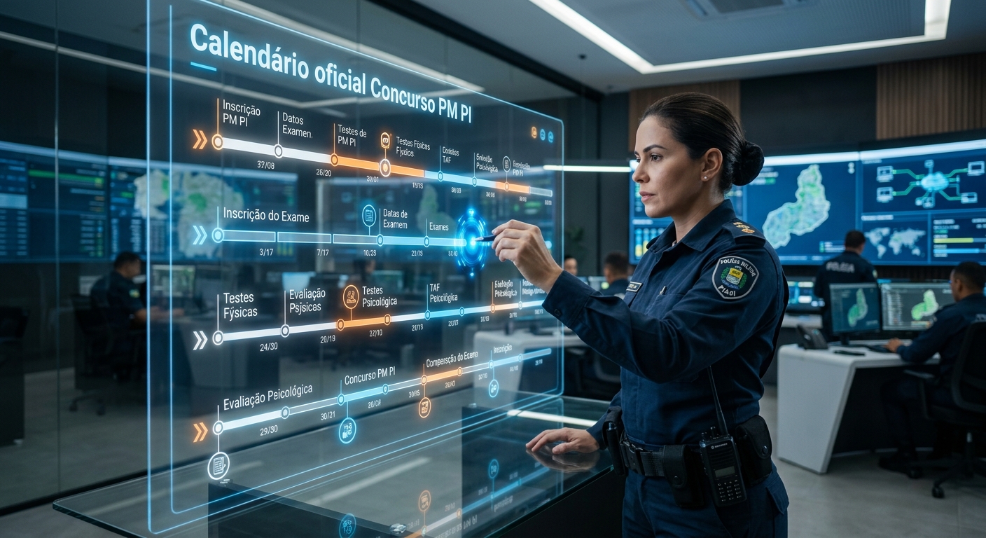 Detalhando o Calendário Oficial do Concurso PM PI: Datas Importantes e Provas